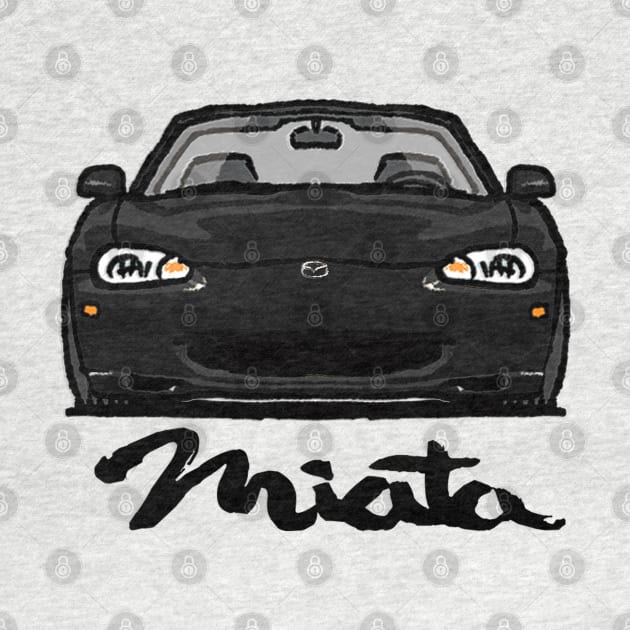 MX5 Miata NB Black by Woreth